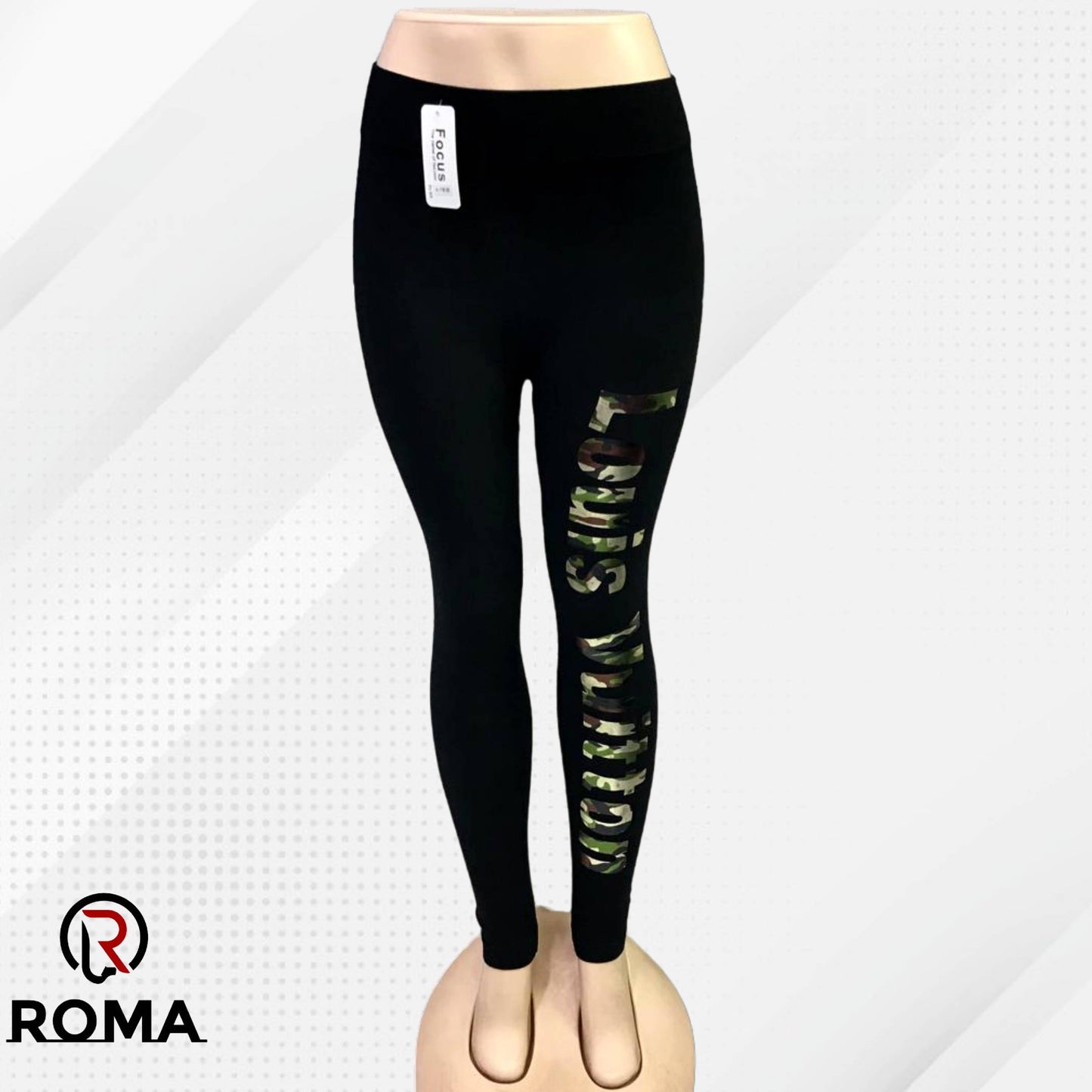 ROMA Imported Light Reflection High Waisted Activewear Tights Leggings for Women - ROMA Store