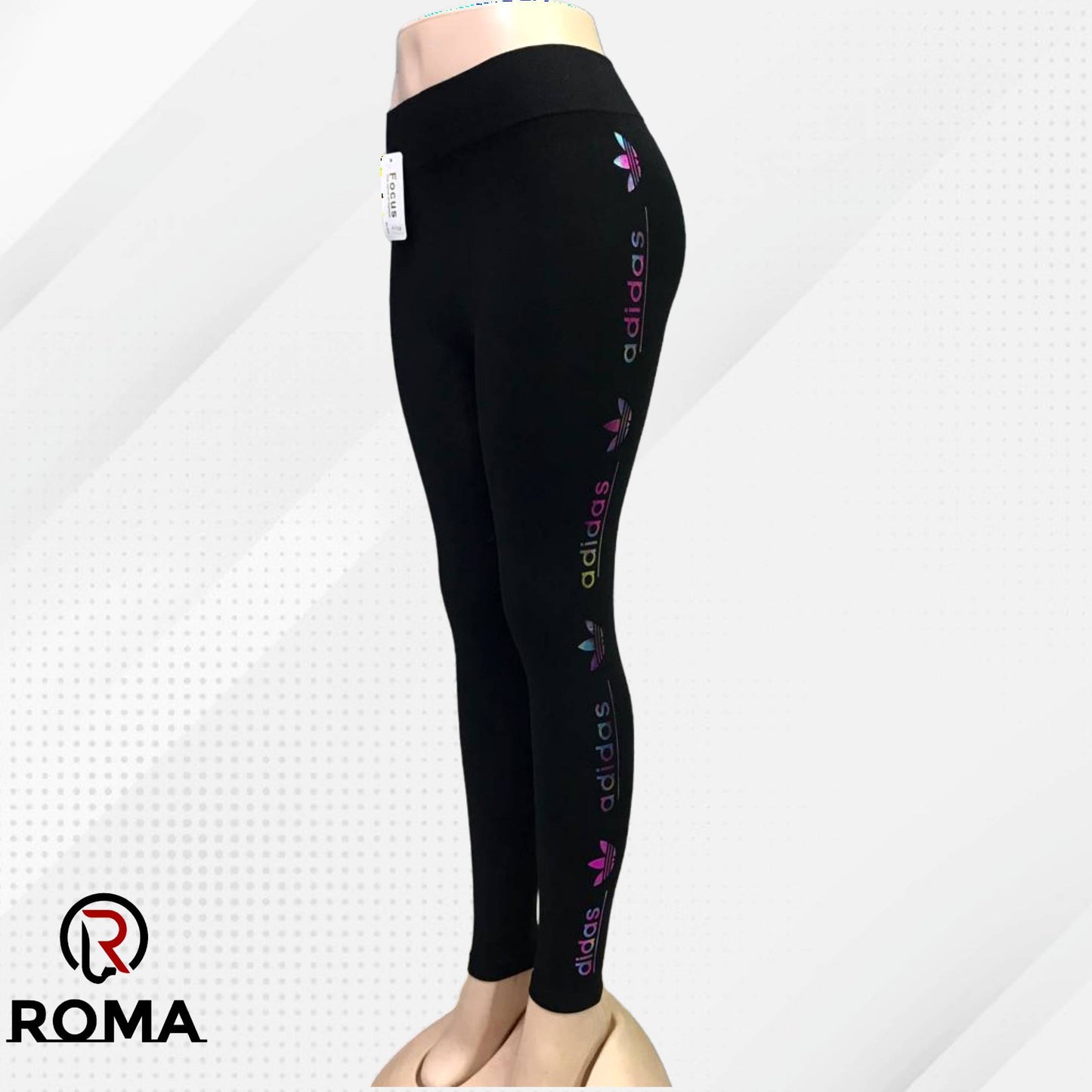 ROMA Imported Light Reflection High Waisted Activewear Tights Leggings for Women - ROMA Store