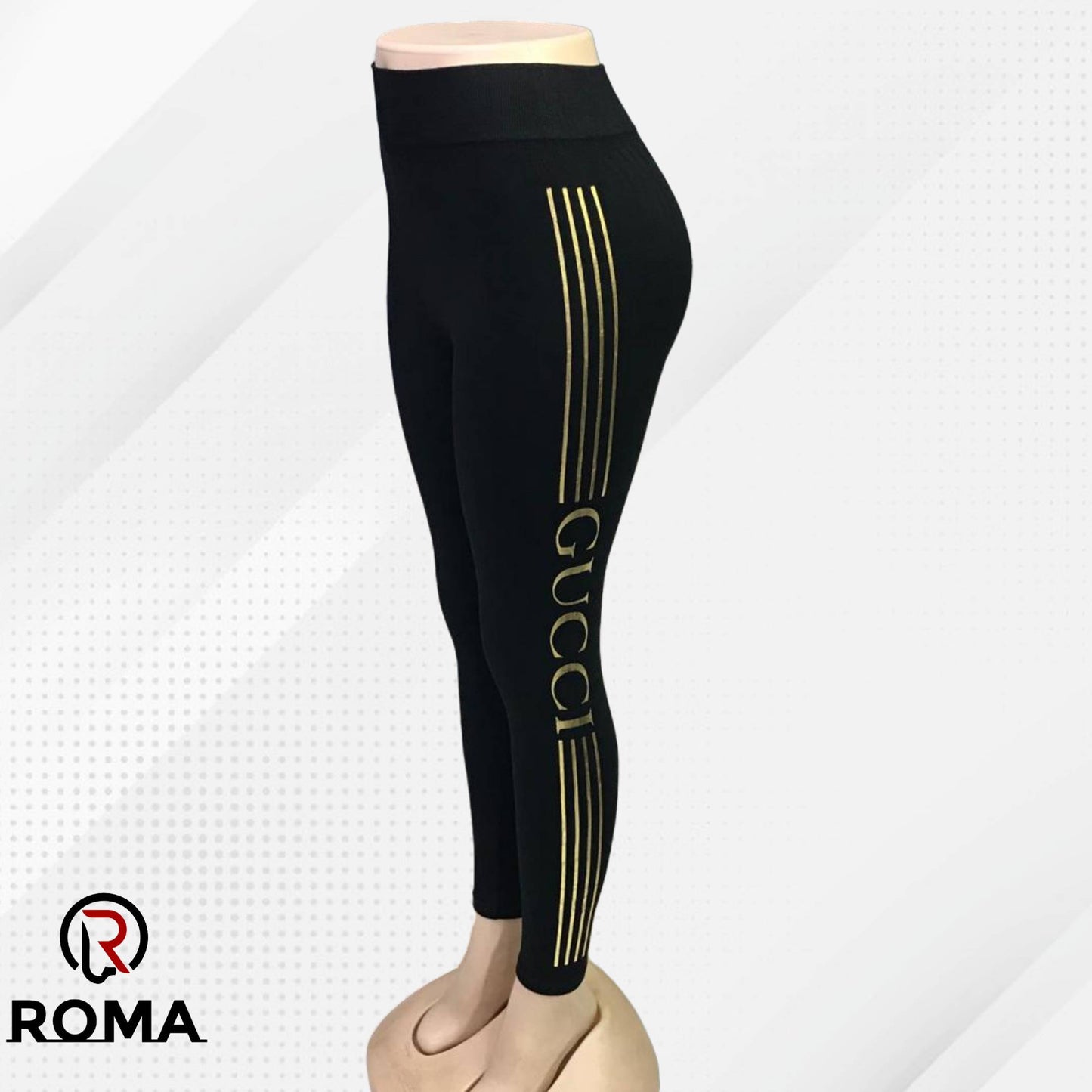 ROMA Imported Light Reflection High Waisted Activewear Tights Leggings for Women - ROMA Store