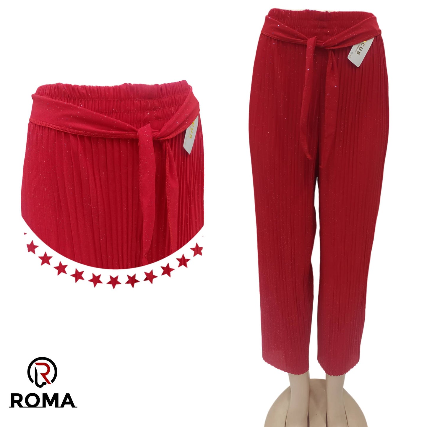 Moonlight Crushed Flapper Trouser for Women