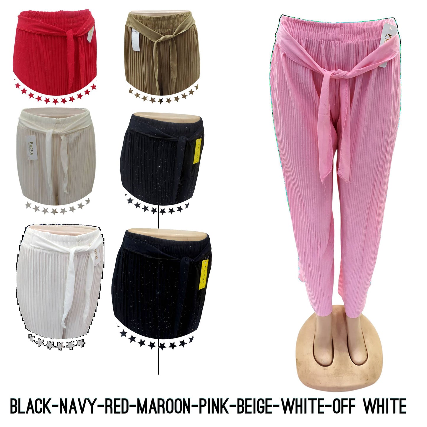 Moonlight Crushed Flapper Trouser for Women