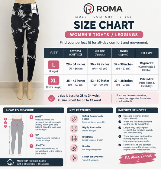 ROMA Elite Tie-Dye Leggings